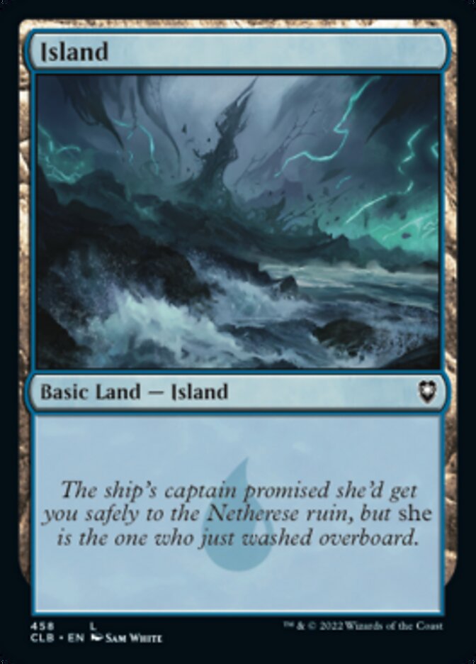 Island (458) [Commander Legends: Battle for Baldur's Gate] | Tables and Towers
