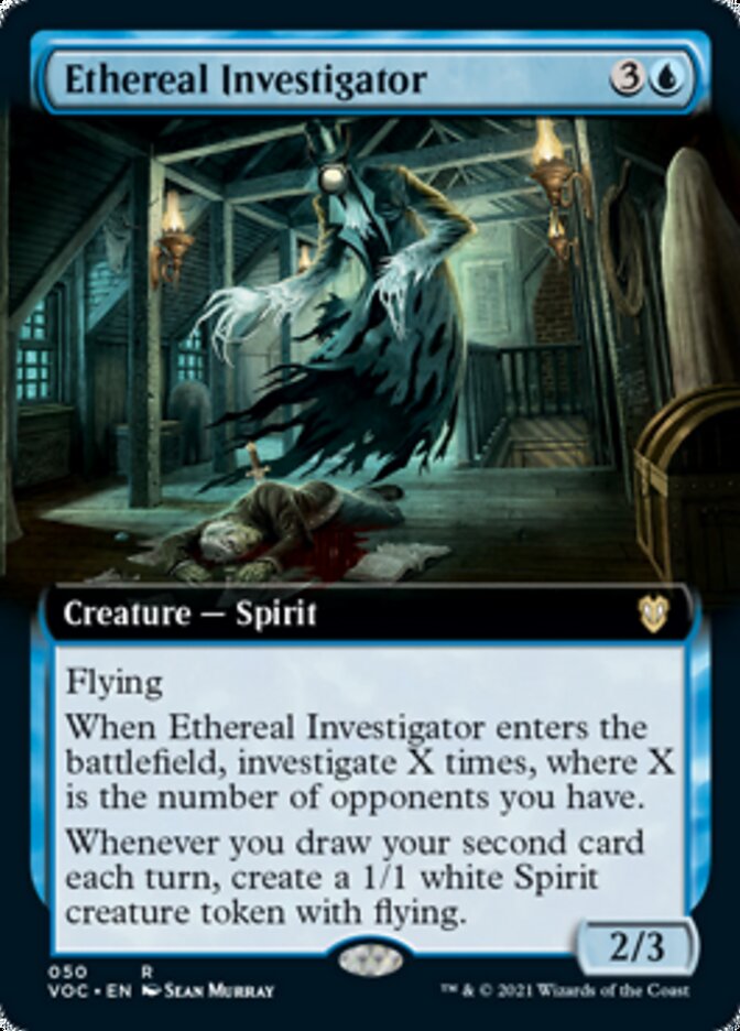 Ethereal Investigator (Extended Art) [Innistrad: Crimson Vow Commander] | Tables and Towers