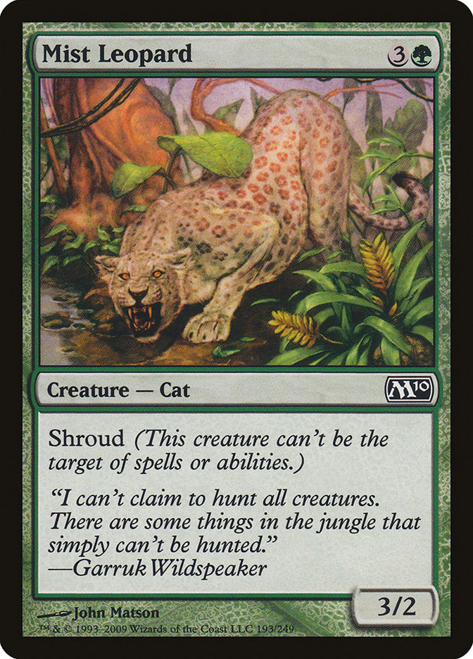 Mist Leopard [Magic 2010] | Tables and Towers