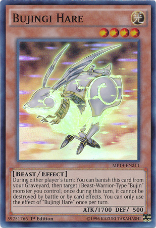 Bujingi Hare [MP14-EN211] Super Rare | Tables and Towers