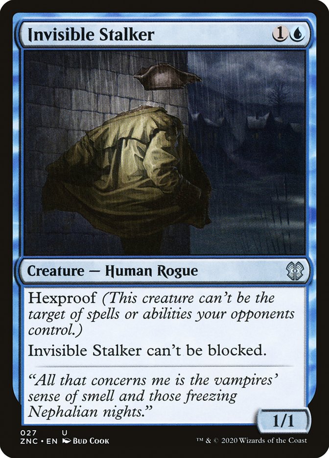 Invisible Stalker [Zendikar Rising Commander] | Tables and Towers