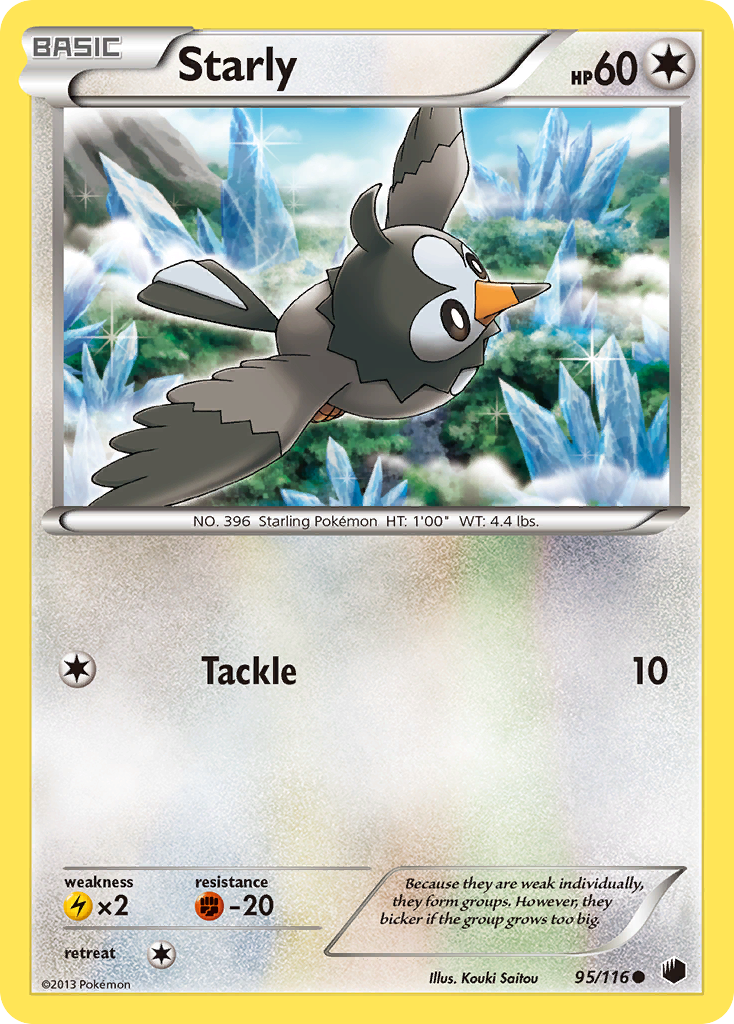 Starly (95/116) [Black & White: Plasma Freeze] | Tables and Towers