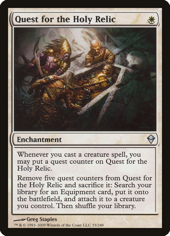 Quest for the Holy Relic [Zendikar] | Tables and Towers