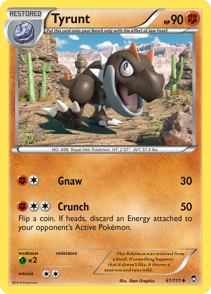 Tyrunt (61/111) [XY: Furious Fists] | Tables and Towers