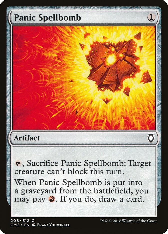 Panic Spellbomb [Commander Anthology Volume II] | Tables and Towers