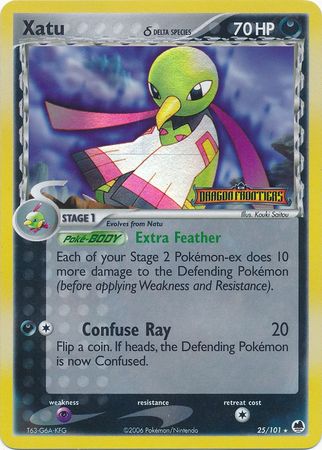 Xatu (25/101) (Delta Species) (Stamped) [EX: Dragon Frontiers] | Tables and Towers