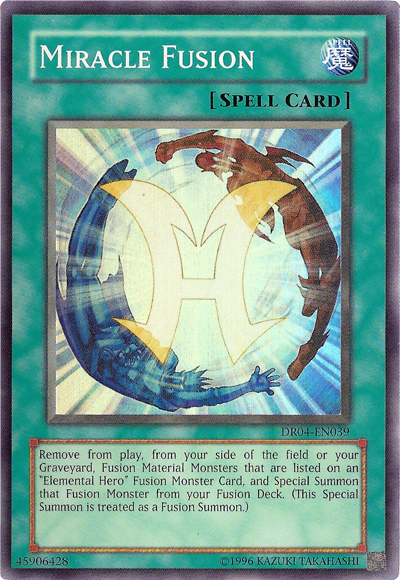 Miracle Fusion [DR04-EN039] Super Rare | Tables and Towers