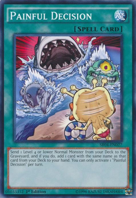 Painful Decision [SR04-EN027] Common | Tables and Towers