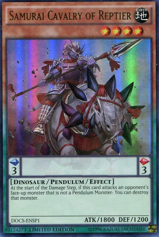 Samurai Cavalry of Reptier (ENSP1) [DOCS-ENSP1] Ultra Rare | Tables and Towers