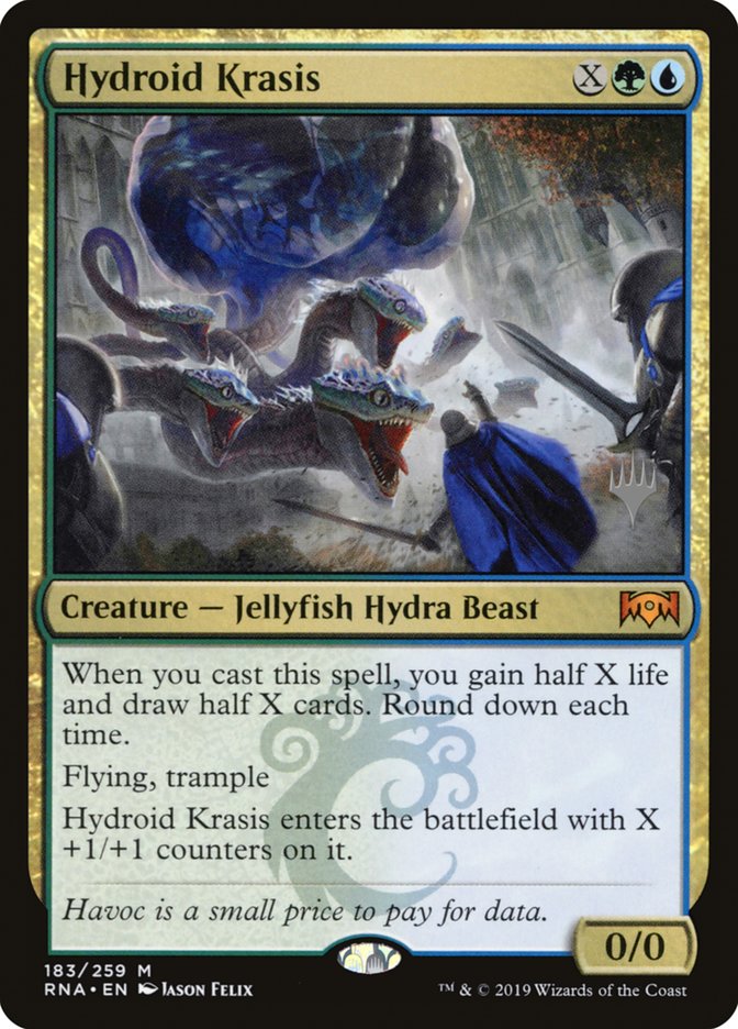 Hydroid Krasis (Promo Pack) [Ravnica Allegiance Promos] | Tables and Towers