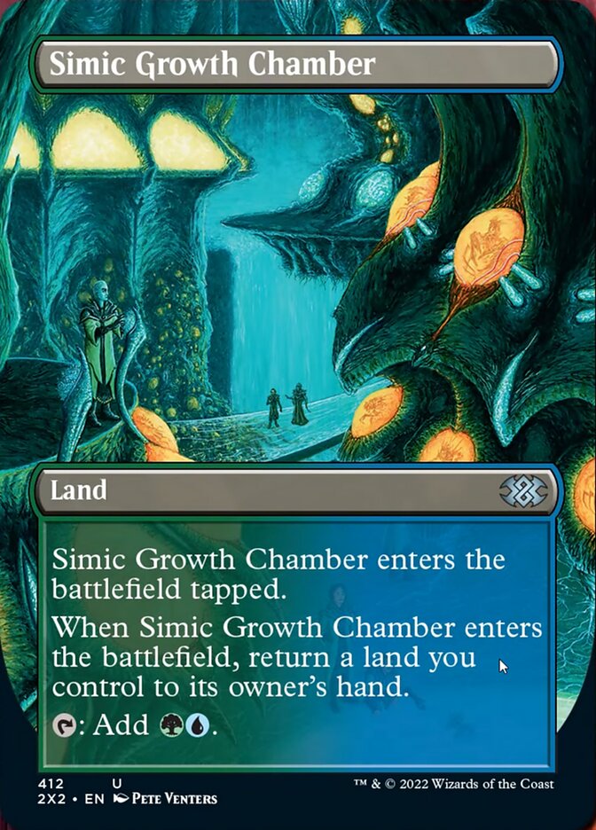 Simic Growth Chamber (Borderless Alternate Art) [Double Masters 2022] | Tables and Towers