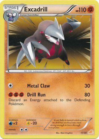 Excadrill (17/30) [Black & White: Trainer Kit - Excadrill] | Tables and Towers