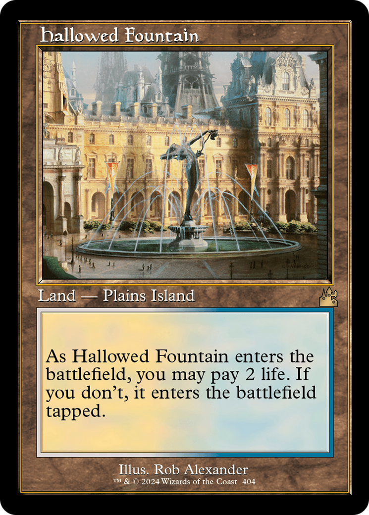 Hallowed Fountain (Retro) [Ravnica Remastered] | Tables and Towers