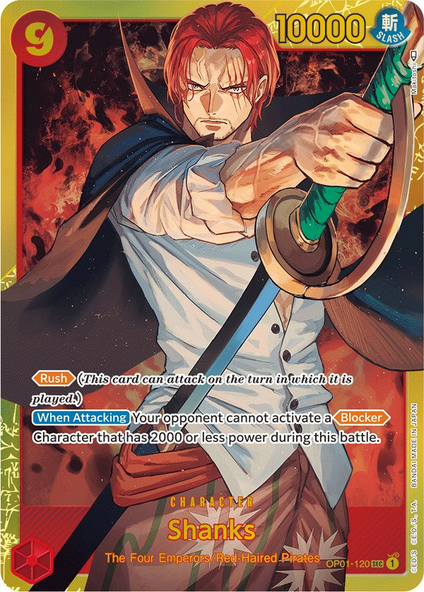 Shanks [Romance Dawn] | Tables and Towers