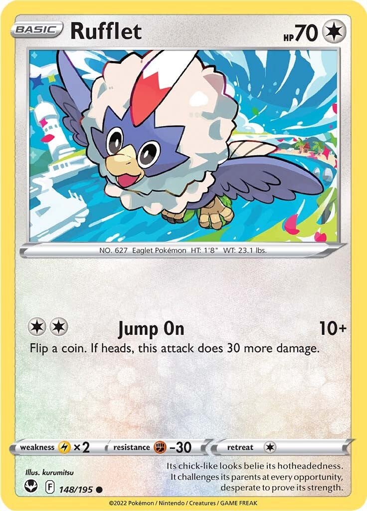 Rufflet (148/195) [Sword & Shield: Silver Tempest] | Tables and Towers