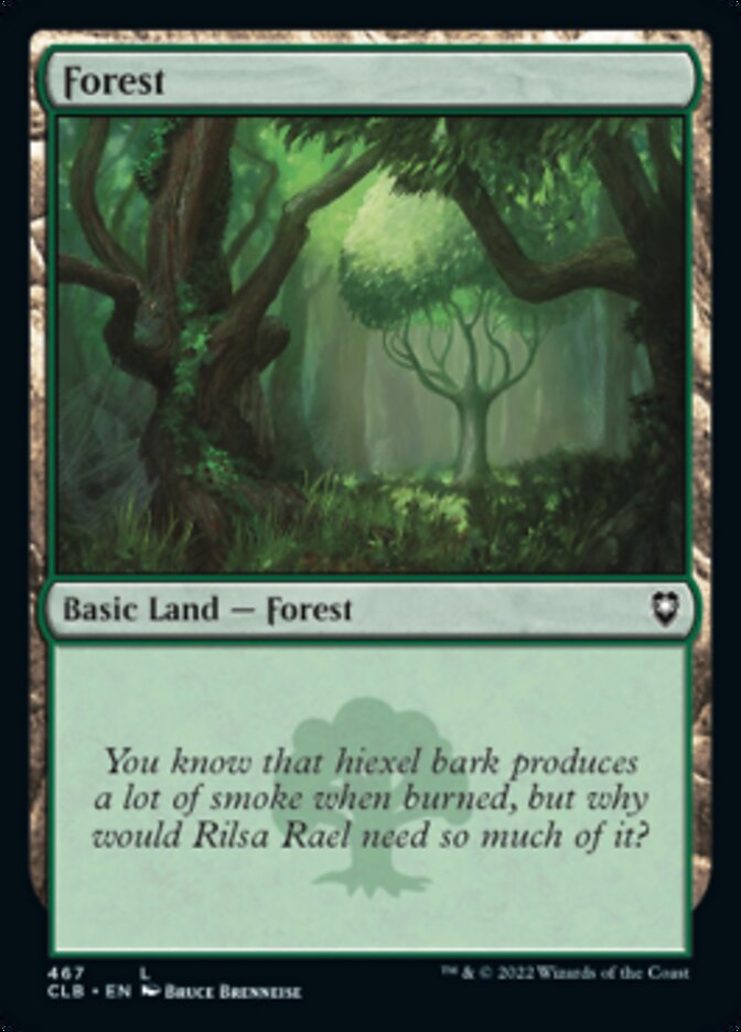 Forest (467) [Commander Legends: Battle for Baldur's Gate] | Tables and Towers