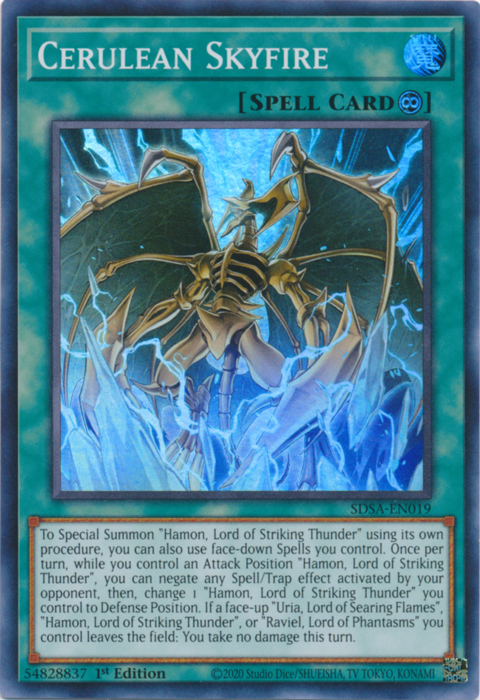 Cerulean Skyfire [SDSA-EN019] Super Rare | Tables and Towers