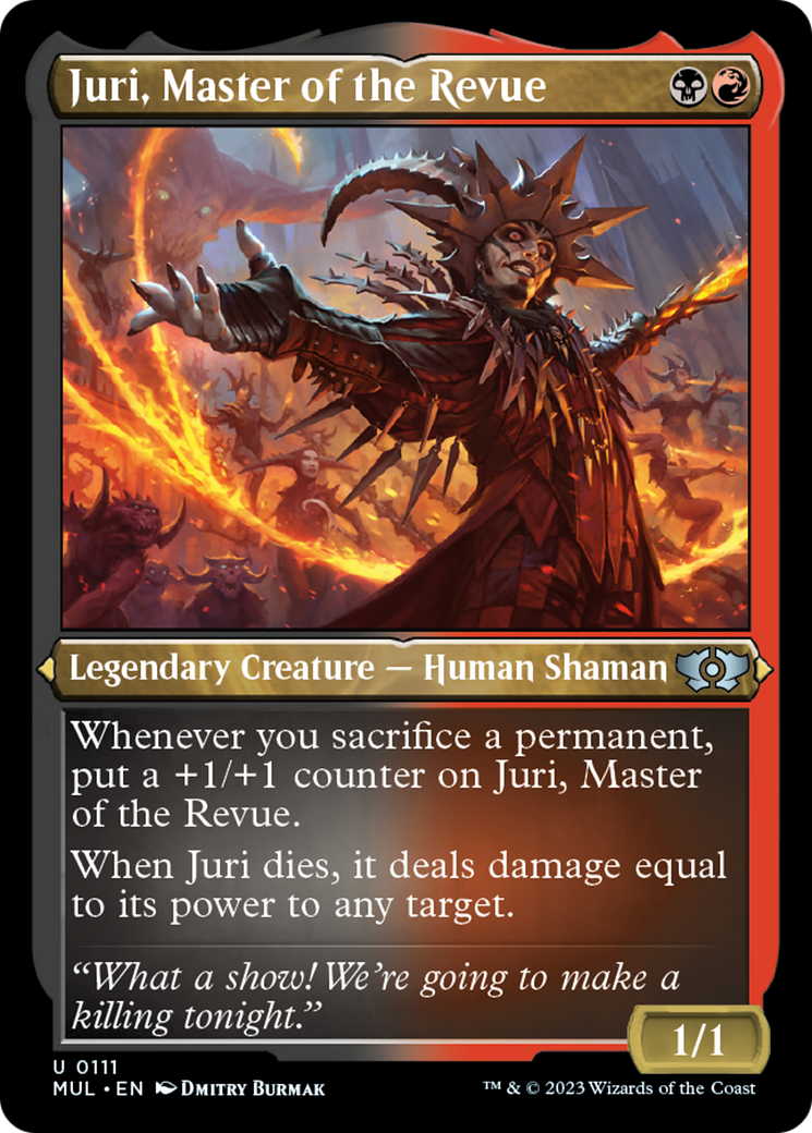 Juri, Master of the Revue (Foil Etched) [Multiverse Legends] | Tables and Towers