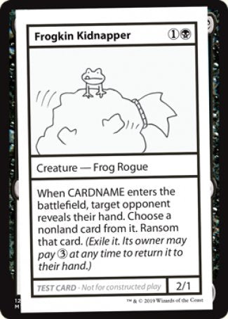 Frogkin Kidnapper (2021 Edition) [Mystery Booster Playtest Cards] | Tables and Towers