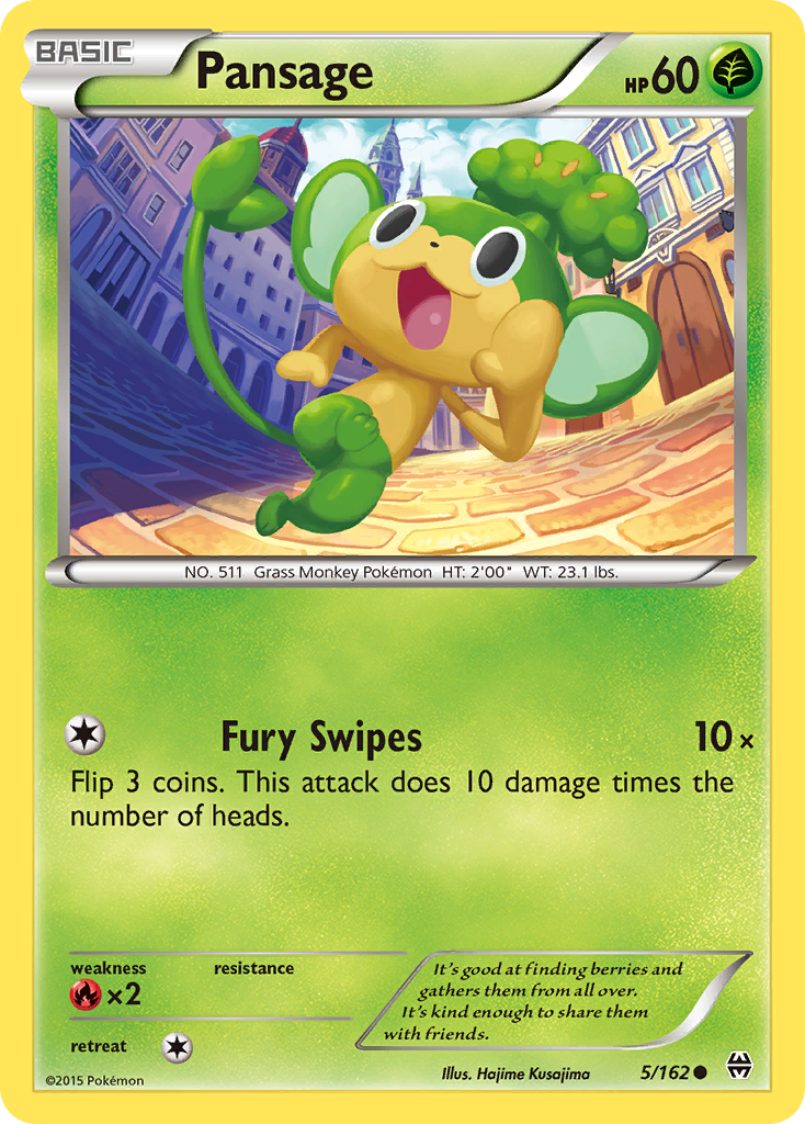 Pansage (5/162) [XY: BREAKthrough] | Tables and Towers