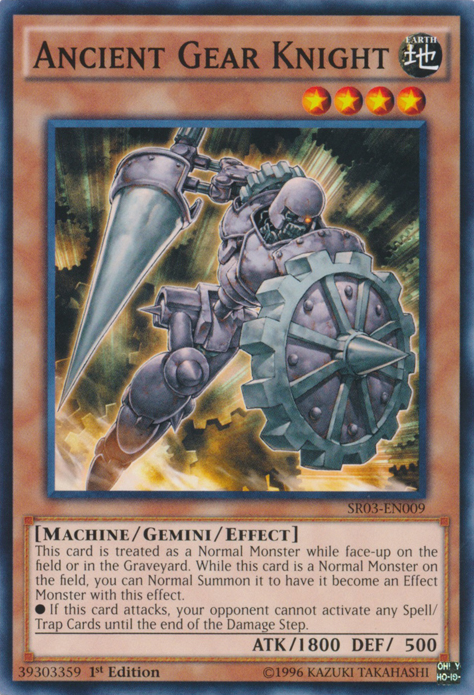 Ancient Gear Knight [SR03-EN009] Common | Tables and Towers