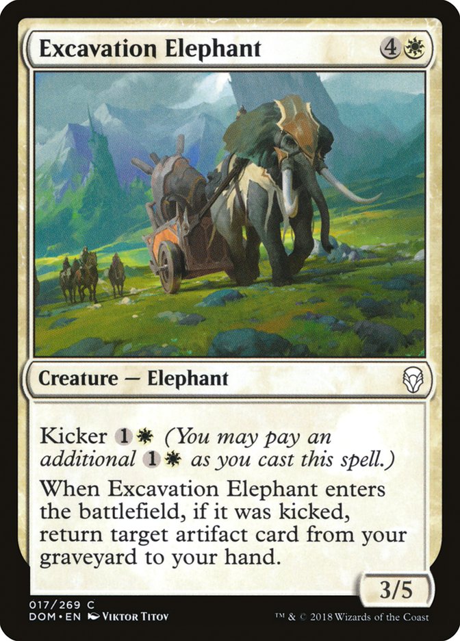 Excavation Elephant [Dominaria] | Tables and Towers