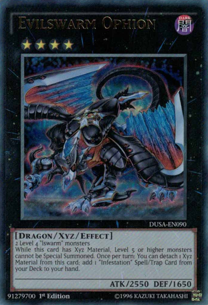 Evilswarm Ophion [DUSA-EN090] Ultra Rare | Tables and Towers