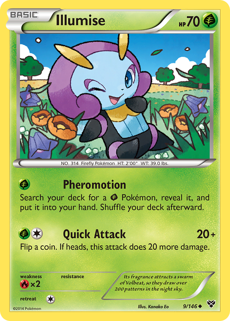 Illumise (9/146) [XY: Base Set] | Tables and Towers