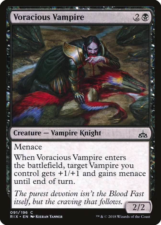 Voracious Vampire [Rivals of Ixalan] | Tables and Towers