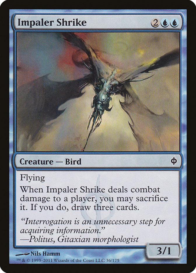 Impaler Shrike [New Phyrexia] | Tables and Towers