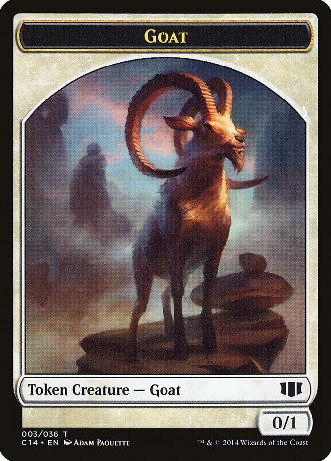 Wurm (032/036) // Goat Double-Sided Token [Commander 2014 Tokens] | Tables and Towers