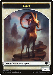 Goblin // Goat Double-Sided Token [Commander 2014 Tokens] | Tables and Towers