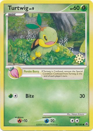 Turtwig (78/100) [Countdown Calendar Promos] | Tables and Towers