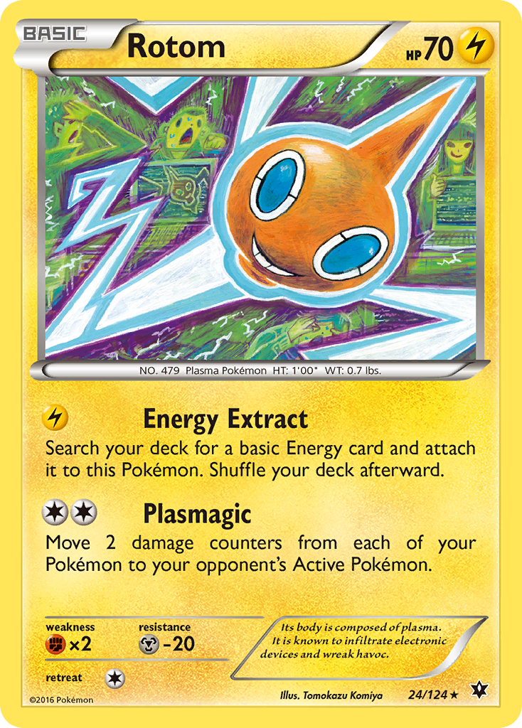 Rotom (24/124) [XY: Fates Collide] | Tables and Towers