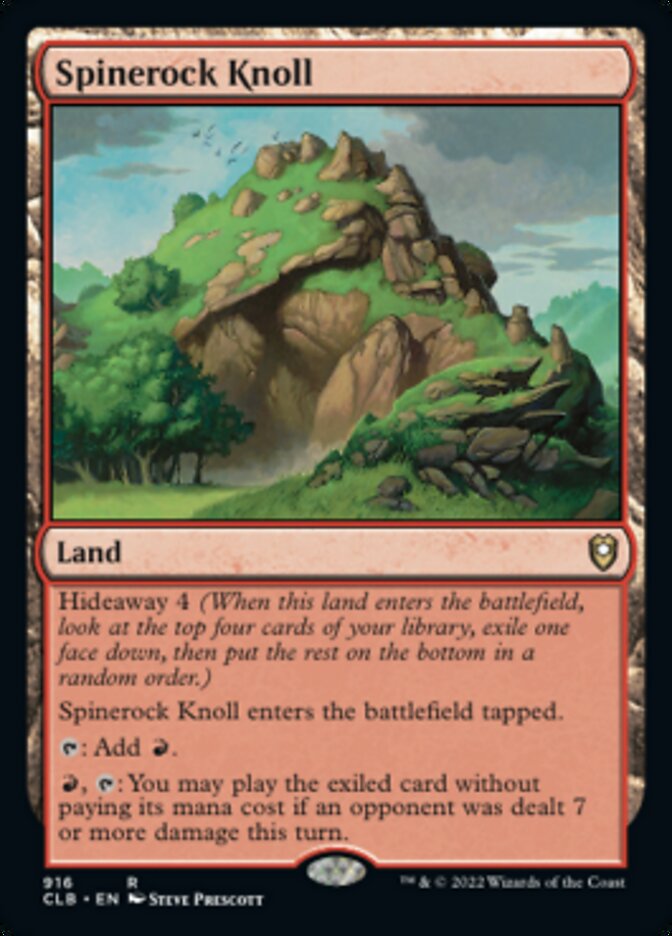 Spinerock Knoll [Commander Legends: Battle for Baldur's Gate] | Tables and Towers