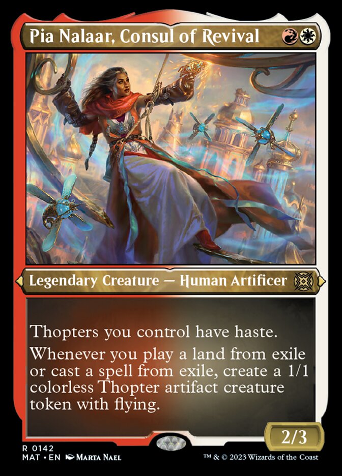 Pia Nalaar, Consul of Revival (Foil Etched) [March of the Machine: The Aftermath] | Tables and Towers