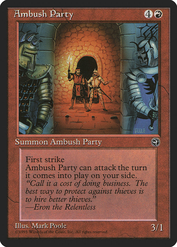 Ambush Party (Eron Flavor Text) [Homelands] | Tables and Towers