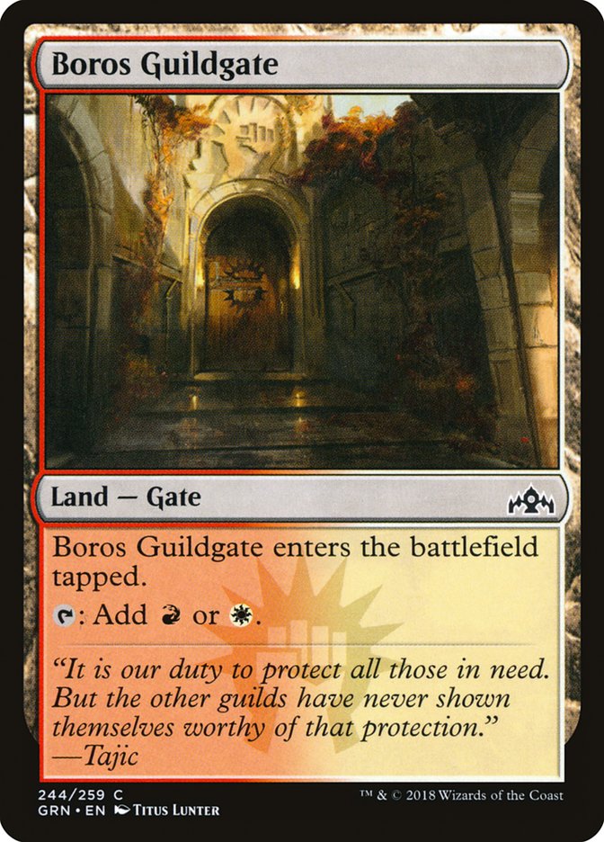 Boros Guildgate (244/259) [Guilds of Ravnica] | Tables and Towers