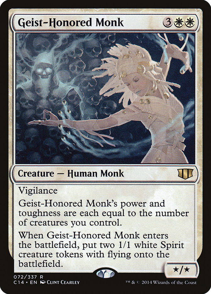 Geist-Honored Monk [Commander 2014] | Tables and Towers