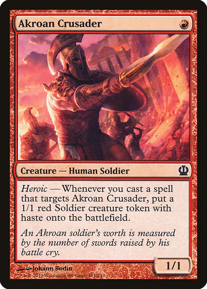 Akroan Crusader [Theros] | Tables and Towers