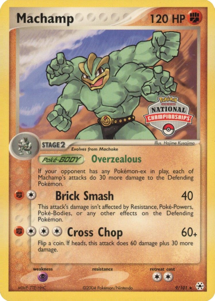 Machamp (9/101) (National Championships Promo) [EX: Hidden Legends] | Tables and Towers