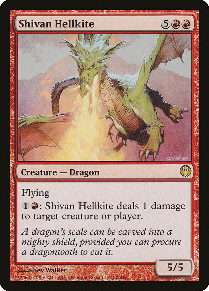 Shivan Hellkite [Duel Decks: Knights vs. Dragons] | Tables and Towers