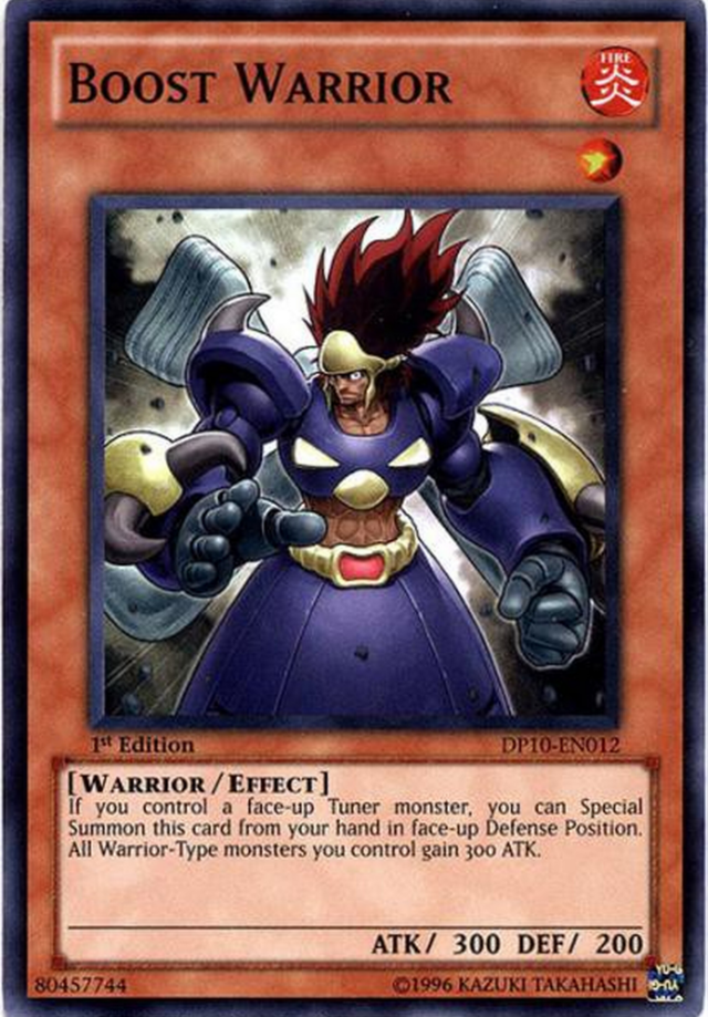 Boost Warrior [DP10-EN012] Super Rare | Tables and Towers