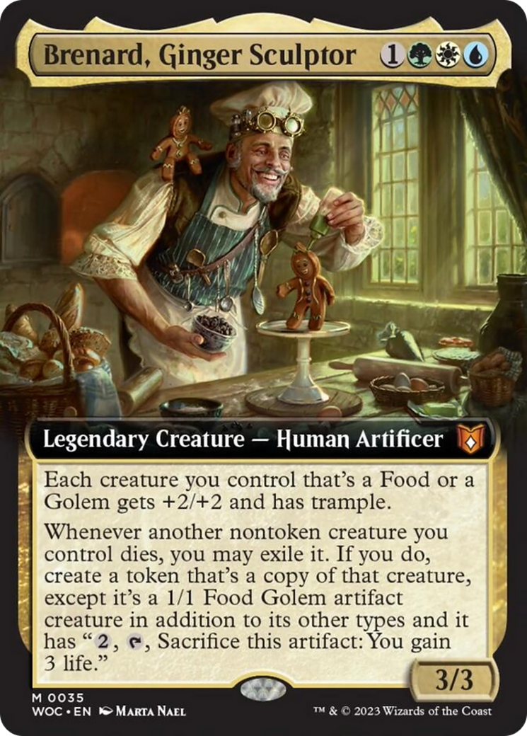 Brenard, Ginger Sculptor (Extended Art) [Wilds of Eldraine Commander] | Tables and Towers