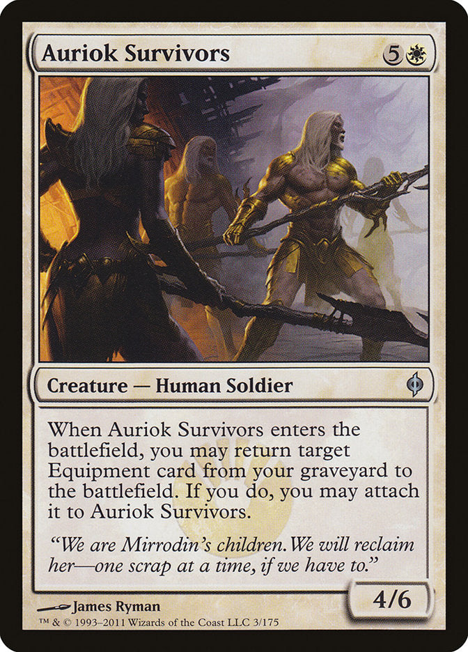 Auriok Survivors [New Phyrexia] | Tables and Towers