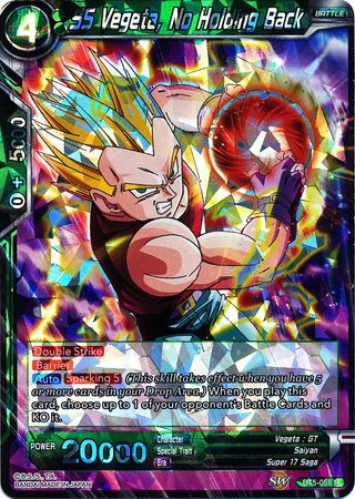 SS Vegeta, No Holding Back (BT5-058) [Miraculous Revival] | Tables and Towers