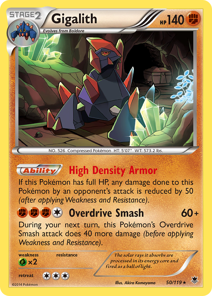 Gigalith (50/119) [XY: Phantom Forces] | Tables and Towers