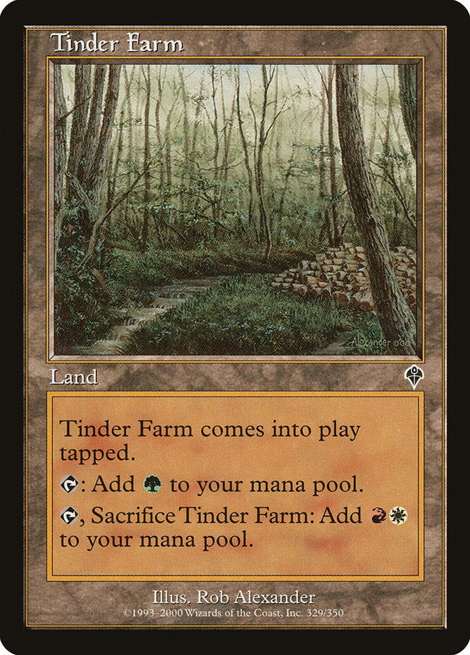 Tinder Farm [Invasion] | Tables and Towers