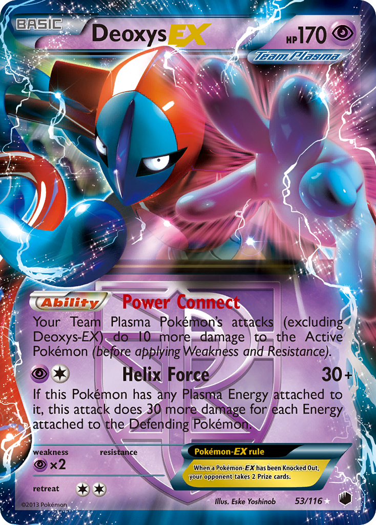 Deoxys EX (53/116) [Black & White: Plasma Freeze] | Tables and Towers