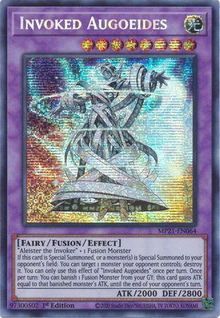 Invoked Augoeides [MP21-EN064] Prismatic Secret Rare | Tables and Towers